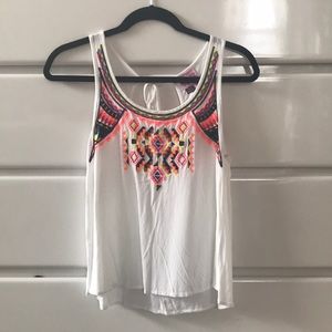 Tribal Print Tank Top
